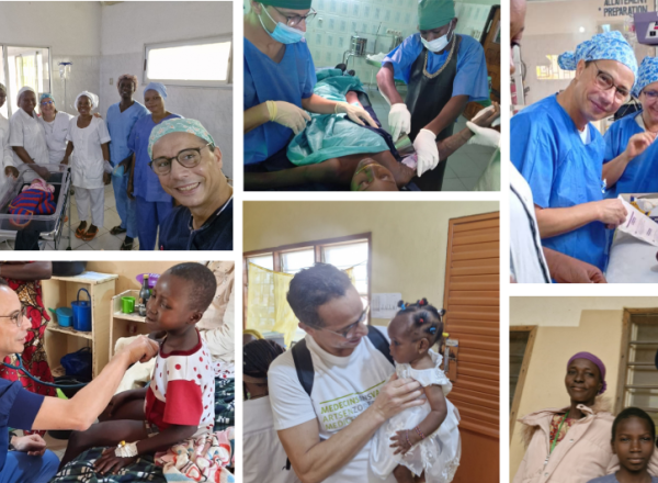 Le Dr Tayeb Slaouti tijdens zijn reis